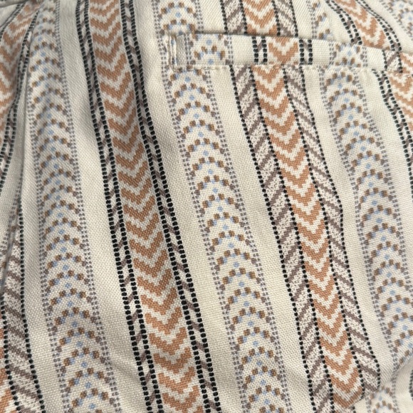 Willi Smith Tan and Brown Lightweight Summer Shorts Size 14 - Picture 4 of 4